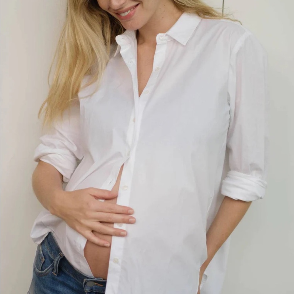 Hatch White Button Down Shirt for Women
